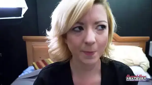 Busty Horny Blonde Keyton Enjoys Sucking A Cock And Fingering A Wet Butt!