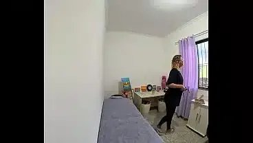 Female waxing with hot wax for bikini area and anus.