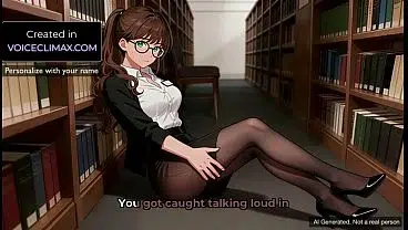Hentai Librarian Femdom Punishment: Caught Talking Loud – F4M JOI ASMR – Anime Librarian With Glasses Voiced POV
