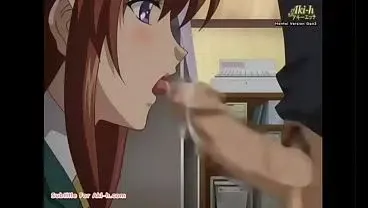 Hentai maid suck her sister boyfriend while she cleaning demosaic hentai