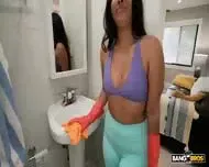 Interracial maid