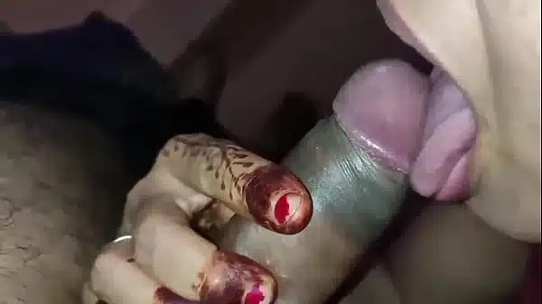 The landlord paid the maid in the house more money and convinced her to suck his penis.