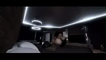 Whore in Lingerie fucked by BBC in roblox