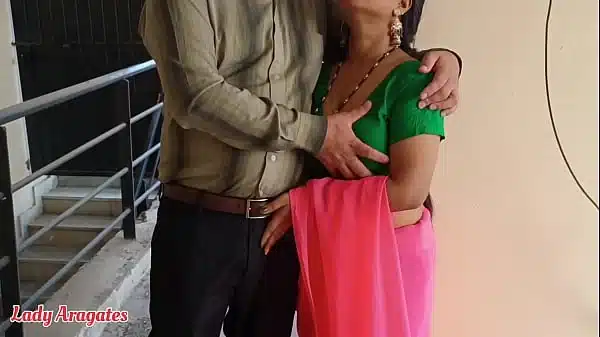 Young desi bhabhi pleased the landlord by getting her pussy and ass fucked