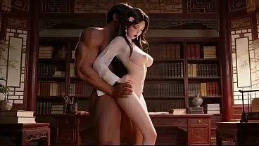 A Chinese girl in ancient costume, Best blowjob, 3p, and nipple stimulation, leaving you unable to resist. AI-Generated