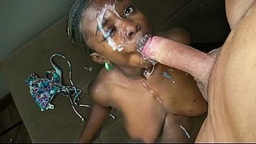 Big Tits 18yo Ebony Drenched In Spit & Sweat After Wild Fuck With Producer