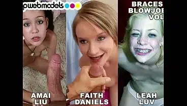 Braces and Blowjobs Compilation – 3 Cuties with Braces Huge Cock POV Blowjob and Cum Swallows – Volume 7 – Featuring Amai Liu, Faith Daniels, Leah Luv