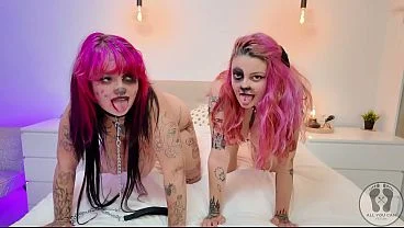 FAT PUPPY PLAYTIME – TWO CHUBBY BITCHES GET MOUNTED