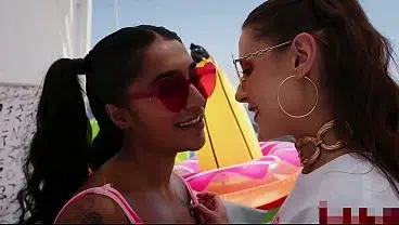 Hot Lesbian Fun with Sybil Raw – she stretched my pussy with a BBC dildo and she squirted so much touching herself!