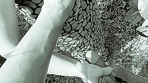 Hot Stepaunty Fucking Pussy In Forest Doggy Style