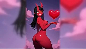 Red Skin Demon Girl Goes All The Way