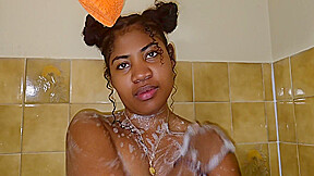 Teen 18+ Ebene Exciting Caress Her Breasts