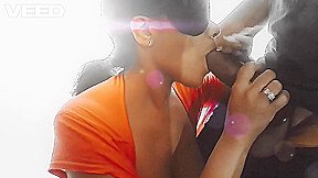 Big Brown Nipples Huge Tits Blindfold Cuckold Wife Deepthroating