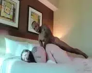 Chris Cardio And I Break In The Bed In My Hotel Room In Vegas. So I Let Him Use My Holes!