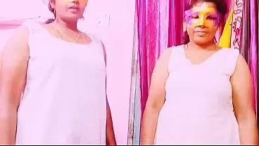 Indian threesom. Big boobs and big ass step sisters with auto driver.Telugu dirty talks.