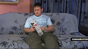 MILF’s thirst for young cock is real at her age!