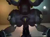 Orisa pleasuring herself