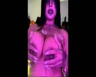 Sahar Qmer Horrer Charecter Costume Masturbation