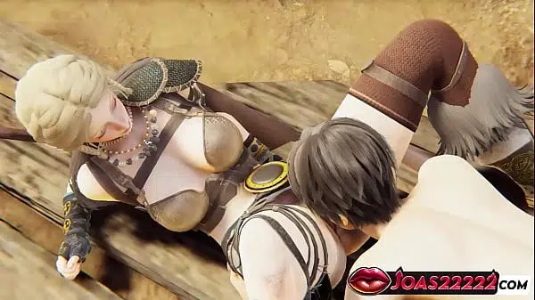 Sexy Viking Girl In Village 3D Hentai – Hairy Pussy Cunnilingus, POV Fingering & Sitting Squirt