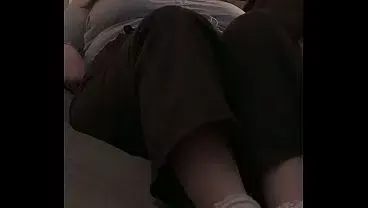 SH I’ll spit in your mouth after you suck my strap-on and lick my feet toes