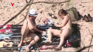 Beach Whore Spreads Wide for Cock and Pounded as Sunbathers Stare