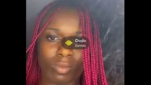 Black Melanin High & Flirting With The Camera On Set