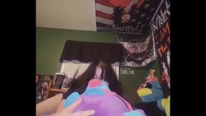 chubby goth fucks her plushie (TEASER! ASK FOR FULL!)