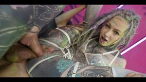 Extreme DAP and Massive Squirt Threesome with Deepthroat