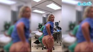 Fit MILF Nurse Gets Fired for Masturbating in the Hospital