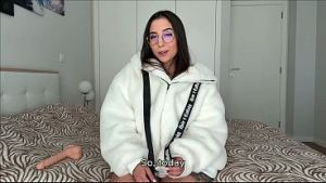 JOI CEI – CUM ON YOUR GODDESS’S FUR JACKET AND CLEAN IT ALL