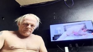 Sissy Perry Spokane Gay Sub naked at the porn theatre!