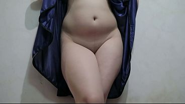 CEWEK INDO PAKAI LINGERIE BIRU JONGKOK SAMBIL COLMEK