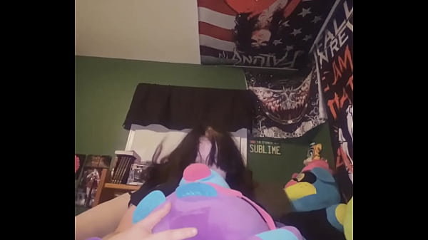 chubby goth fucks her plushie (TEASER! ASK FOR FULL!)