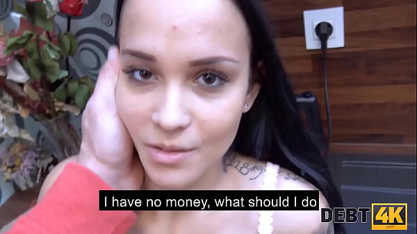 DEBT4k. Housewife keeps the car by having sex with the bank collector
