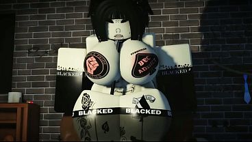 Goth girl cheats on her boyfriend and turns into a baby factory for BBC