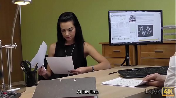 LOAN4K. Modest cutie decides that sex for money is a good chance