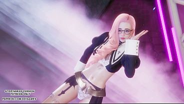 [MMD]  Love It – Seraphine Sexy Kpop Dance League of Legends Hentai Uncensored 4K 60FPS