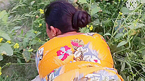 Once Again The Stepbrother-in-law Fucked The New Stepsister-in-law In The Mustard Field.outdoor Sex