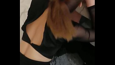 This tox slut needs money so she sucks cock in hotel room (part 1)