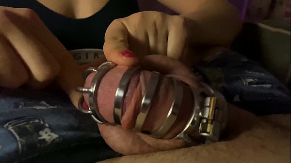 20, Locktober – Edging day. Will I let him cum?