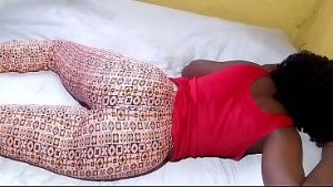 African amateur sex, 18 years old girl fucks her step brother for the very first time, like pro though