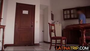 Big ass Latin teen deepthroats friend and hot girl enjoyed hardcore sex