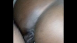 Fat ass Jamaican Mom taking monster cock
