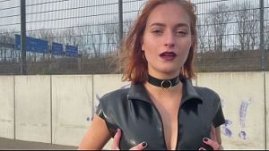 Latex Bitch Bukkake