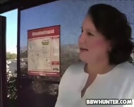 BBW MILF Kira Gets Picked Up By BBWHunter