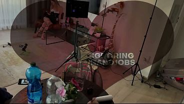 Bored and ignored hot cute beauty plays with balls to get precum from a big cock at home after rave party