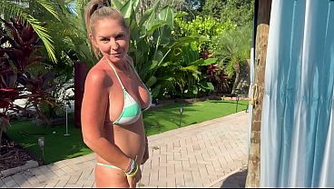 Facial In The Tiki With Bikini Nicole