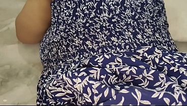 Female House maid fucked first time tight pussy by house owner at night