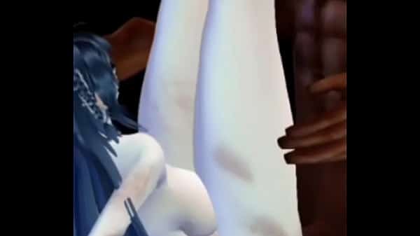 Goth whore gets used