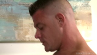 Hot Hairy Muscular Irishmen Barely Has Gag Reflex!
